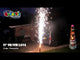 13" Silver Lava Fountain by Cube Fireworks in action, emitting a 20-foot plume of silver sparks, perfect for outdoor celebrations and events.