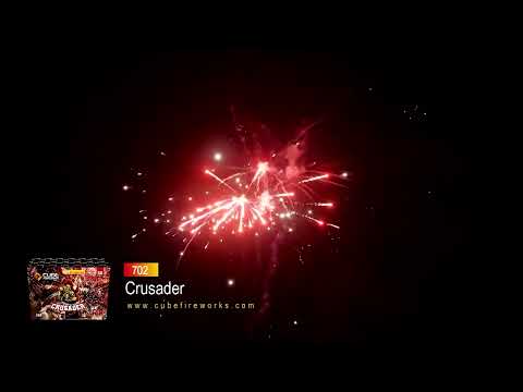 Crusader firework, firing demo