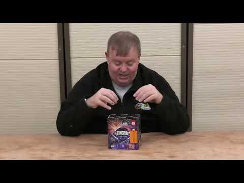 Stingray firework, firing demo
