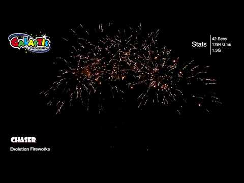 Chaser firework, firing demo