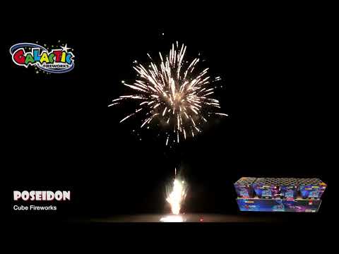 Poseidon firework — night firing demo
