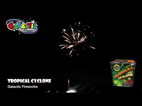 Tropical Cyclone firework, firing demo