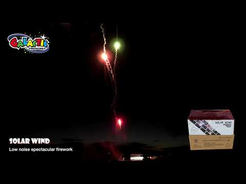 Solar Wind firework, firing demo