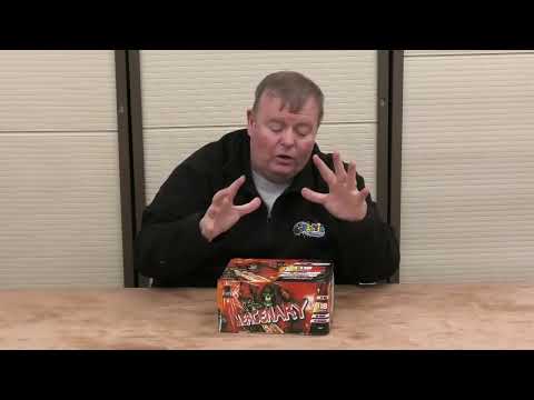 Mercenary 118 Shot firework, firing demo