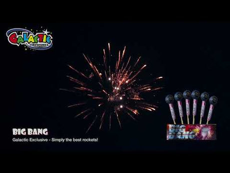 Big Bang firework, firing demo