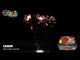 Legion by Black Panther Fireworks in action, showcasing vibrant aerial bursts and fanned effects during a nighttime fireworks display.