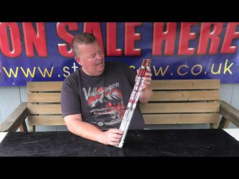 Dum Bum Candles firework, firing demo