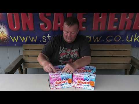 Baby Boom Girl firework, firing demo