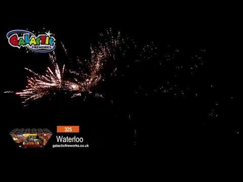 Waterloo firework — night firing demo