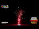 Code Red Compound Cake by Volt in action, launching vibrant red and green fireworks into the night sky, showcasing its 144-shot display.