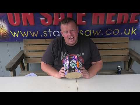 Midnight Storm firework, firing demo