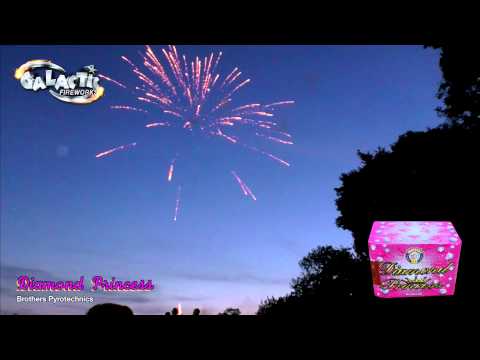 Diamond Princess firework, firing demo
