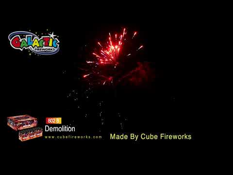 Demolition Pack firework, firing demo