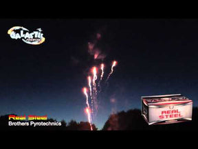 Real Steel firework, firing demo