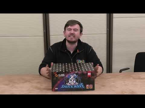 Shockwave firework, firing demo