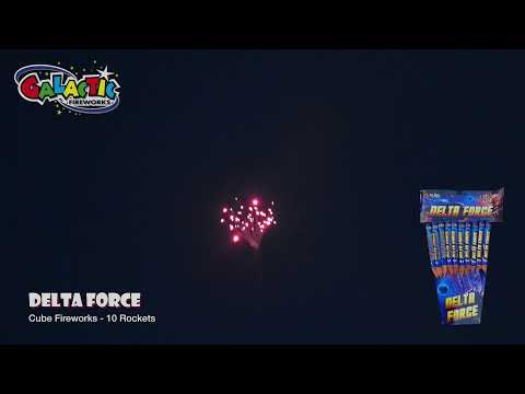 Delta Force firework demo by Cube Fireworks