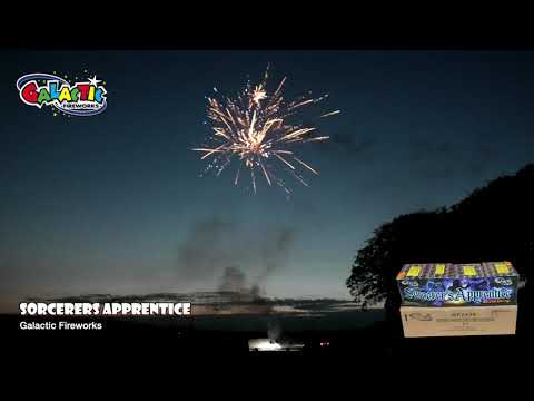 Sorcerer's Apprentice firework, firing demo