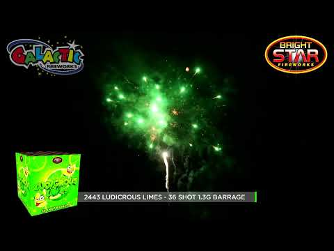 Ludicrous Limes firework, firing demo
