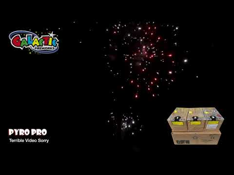 Pyro Pro firework, firing demo