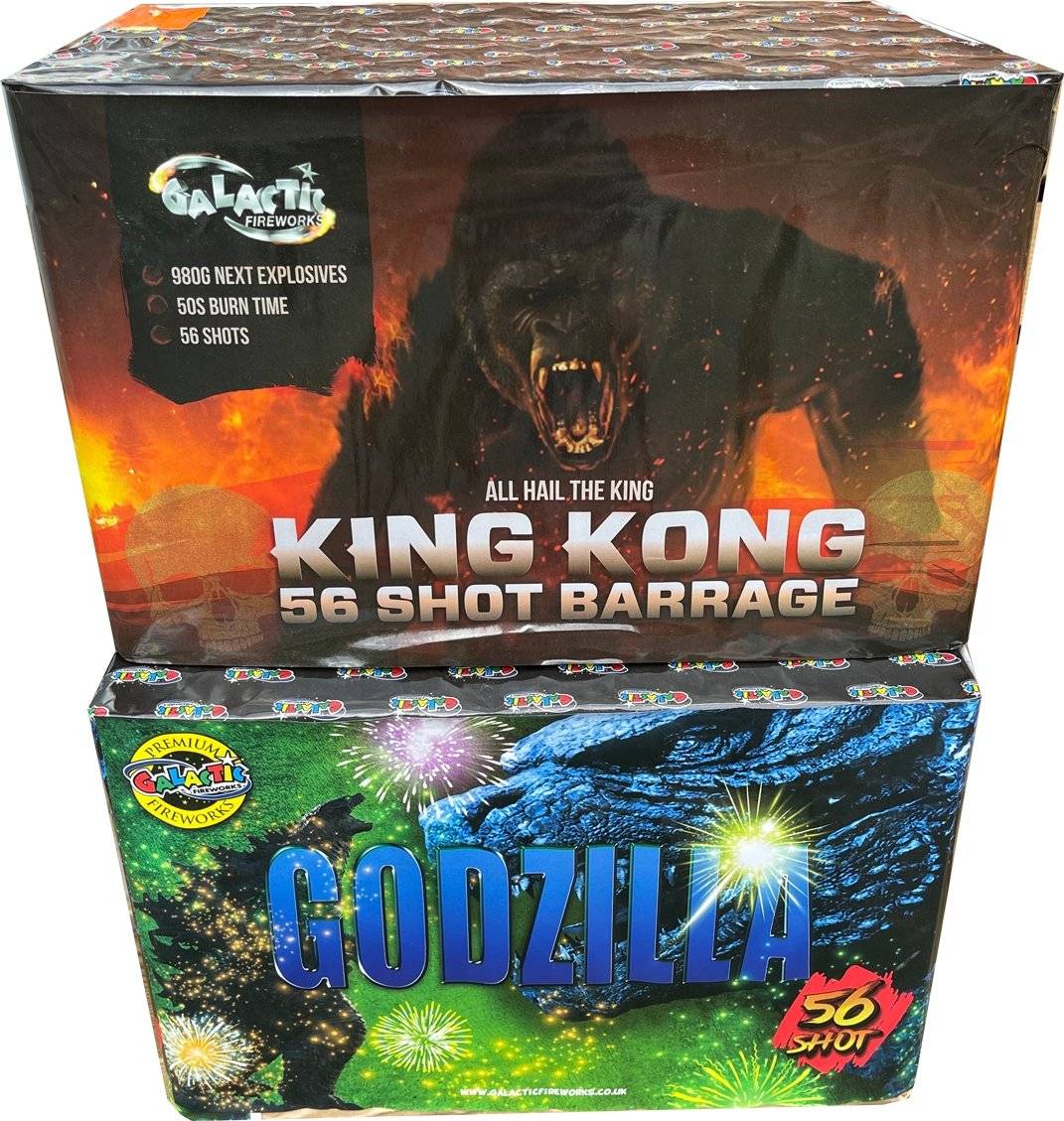 Godzilla Firework Colossal Titan Vs King Kong