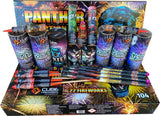 a display of fireworks and fireworks rockets