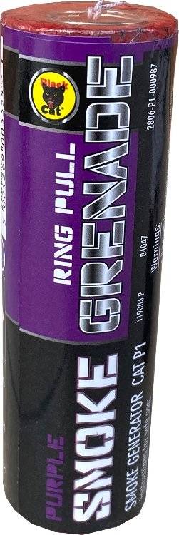 Purple Smoke Grenade by Black Cat
