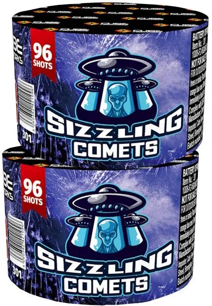 Sizzling Comets by Cube Fireworks